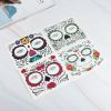 Facial makeup Sticker Special Waterproof Face tattoo Day of The Dead Skull Face dress up Halloween Temporary Tattoo Stickers