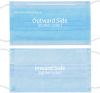Disposable 3-Ply Surgical/Medical Mask Breathable with Earloops Protective Face Mask
