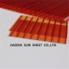 10 years warranty Red color polycarbonate sheet for roofing