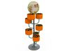 Pop rack, pop display rack, wire pop rack
