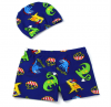 2PCS swimming trunks swim caps for kids swimwear plus size XXL Toddler Child Baby boys swim trunks animal board shorts beach hot