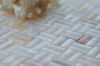 White Bamboo style Mother Of Pearl Seashell Tile Mosaic