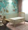 good performance high quality material wooden swing and storage baby cot