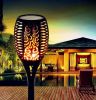 96LED Solar panel Fire Flickering Dancing Flame bright Torch Light for garden pathway