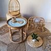 SIRENA NATURAL RATTAN TABLE / ELEGANT AND HANDCRAFTED DESIGN / MADE IN VIETNAM