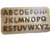 WOOD ABC BLOCK SET / NATURAL LEARNING FUN / MADE IN VIETNAM