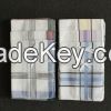 good quality wholesale cheap cotton stripe men's handkerchief