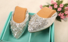 soft outsole women shoes with reinstone cheapest price wholesale price 
