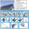 Wanael Adjustable Solar Power Station Ground Mounting Rail Kits Photovoltaic Fixing Bracket Support