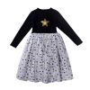 Girls Black Star Tutu Dress For Autumn & Winter