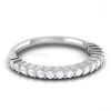 Eternity 14k White Gold Plated 925 Silver RIng