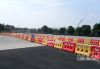 New product flood inflatable water barrier,plastic construction traffic barrier