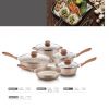 8Pcs Die-Casting Aluminium Non-stick Cookware Set