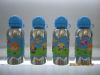 Promotional colorful label logo children plastic water bottle with snack box