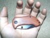 Wooden handl pocket knife
