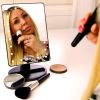 Makeup Mirror, 22 LED Lights and Touch Screen, Detachable 10X Magnification Spot Mirror, 360Ã‚Â°Free Rotation, Battery Powered High Clarity Cosmetic Mirror MM138