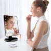 Makeup Mirror, 22 LED Lights and Touch Screen, Detachable 10X Magnification Spot Mirror, 360Ã‚Â°Free Rotation, Battery Powered High Clarity Cosmetic Mirror MM138