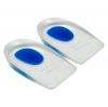 1pair Silicone Gel Heel Cups, Shoe Inserts for Plantar Fasciitis, Sore Heel Pain, Bone Spur and Achilles Pain, Pad and Shock Absorbing Support  ZG133