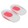 1pair Silicone Gel Heel Cups, Shoe Inserts for Plantar Fasciitis, Sore Heel Pain, Bone Spur and Achilles Pain, Pad and Shock Absorbing Support  ZG133