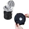 Universal Traveling Portable Car Trash Can, Trash Bin Storage Bucket Container with Cover, Collapsible Pop-up Leak Proof, 10pcs Garbage Bags, S 360 Degree Round Hook, (Black). CT142