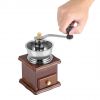 Coffee Bean Grinder Vintage Wooden Manual Hand Crank Ceramic Core Squeezer Pepper Herb Mill Mini Retro Household    PM121