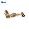 Bronze self tapping screw down valve ferrule with straps