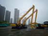 excavator two segment long reach boom