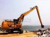 excavator two segment long reach boom