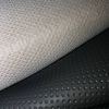 PVC leather 0.6mm thickness fishnet backing bottom cloth stocklot for auto interior upholstery