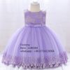 Free Shipping Newborn Girls Clothing Kids Dress Form Party Wedding Prom Dress L1843XZ