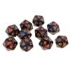 Wholesale bulk plastic 20 sided dice for game