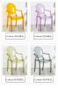 Victoria Ghost Chair.Modern European chair.Transparent plastic chair.Devil Ghost Chair.