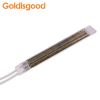 Infrared halogen heating lamp/Gold plated double tube for Offset drying