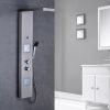 5 Functions Bathroom 304 Stainless Steel Shower Panel with Digital Screen