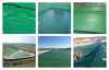 green color hdpe waterproofing geomembrane/pond liner