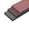 Easy install outdoor composite decking wood parquet WPC exterior decking