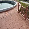 Easy install outdoor composite decking wood parquet WPC exterior decking