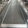 High temperature resistant food baking 304 stainless steel metal chain perforated plate conveyor
