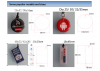 RFID Topaz512 13.56MHZ NFC mini keychain epoxy tag