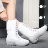 HS6 women Ankle Snow Booties, Electric Rechargeable Heated Winter Boots