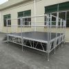 Aluminum stage for outdoors event