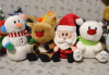 2019 plush Christmas toys stuffed snowman plush deer gifts