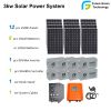 5000 Watts Home Electricity Power Solar Energy System