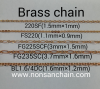 brass chains for imitation jewelry