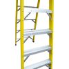 Insultated Fiberglass FRP Ladder with Platform & Handrail 