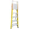 Insultated Fiberglass FRP Ladder with Platform & Handrail 