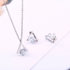 Jewelry Set Gemstone Necklace Earrings-07