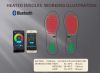 New Battery Heated Thermacell Heated Insoles Bluetooth Controlled Heated Insoles