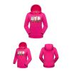 Winter Warm Women Printing Windbreaker Fleece Pullover Hoody Jacket