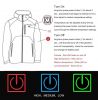 Warm Coats Mens Heated Work Jacket Battery Operated Clothing With Heater